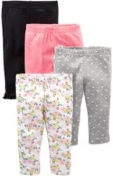 Simple Joys by Carter's Baby Girls' 4-Pack Pant