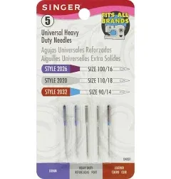 Singer Universal Heavy-Duty Machine Needles