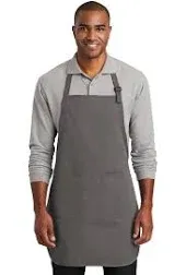 Port Authority Full-Length Two-Pocket Bib Apron