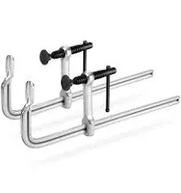 Jorgensen 2 Pack 12'' Drop Forged Steel Bar Clamps