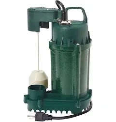 ZOELLER - Zoeller 1/2 HP 3600 gph Cast Iron Vertical Float Switch AC Submersible Sump Pump