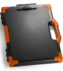 CLIPBOARD STORAGE BOX with Snap Closure for Files Letter Legal Size OFFICEMATE