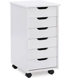 Mcleod 6 Drawer Rolling Storage Organizational Cart