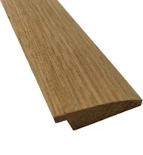 1 3/8" Wide Oak Overlap Transition Strip with 1/4" High Overlap (3 FT)