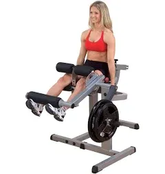 Body-Solid Leg Extension &amp; Curl Machine Cam Series Plate Loaded GCEC340B