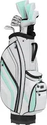 Cleveland Golf Bloom Ladies Complete Set - Gray / Blue - Ladies Right Hand