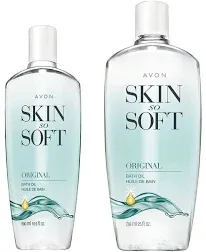 Avon Skin So Soft Bath Oil Original Formula Bottle 16.9 fl. oz.