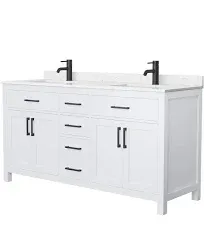 Beckett 66" Double Bathroom Vanity by Wyndham Collection - Green