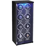 VEVOR Watch Winder, Watch Winder for 8 Men&#039;s and Women&#039;s Automatic Watches, with