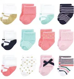 Little Treasure Baby Girls' Newborn Socks