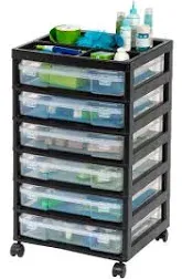 IRIS USA 6-Case Scrapbook Cart