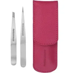 Tweezerman Petite Tweeze Pink Case Set