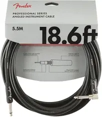 Fender Professional Series Instrument Cable - Straight to Right Angle - 15 foot