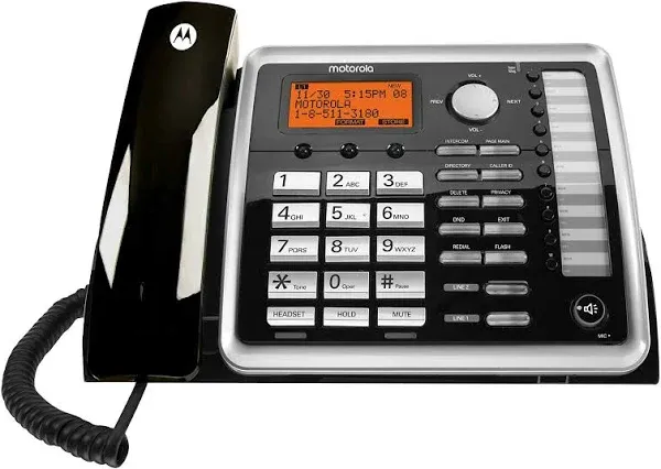 Motorola ML25260 2-Line Corded Expandable Desk