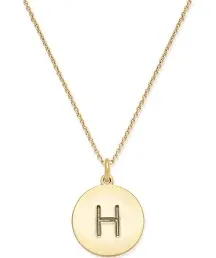 Kate Spade New York Gold Toned Initial &quot;N&quot; Pendant Necklace