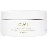 OUAI Scalp & Body Scrub, St Barts Travel Size - Exfoliating Body Scrub With Sugar & Coconut Oil Blend For Smooth, Moisturized Skin - Gentle Scalp