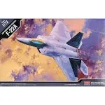 Academy 12423 1/72 F-22A RAPTOR Air Dominance Fighter Plastic Hobby Model Kit