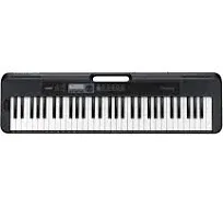 Casio CT-S300 61-Key Digital Piano Style Keyboard with Touch Response, Black