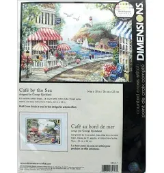 Dimensions Cafe by the Sea Counted Cross Stitch Kit