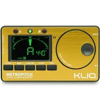 KLIQ MetroPitch Digital Tuner Metronome For All Instruments Black Music Gear New