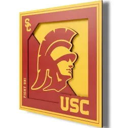 Youthefan College 3D Logo Series Wall Art USC Trojans