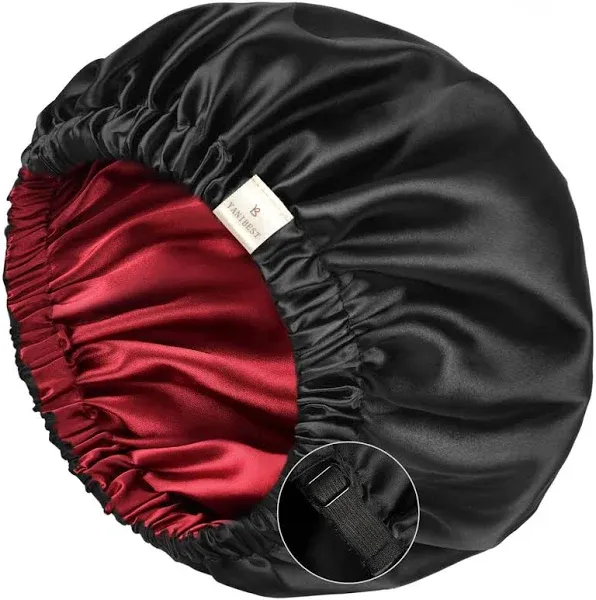 Yanibest Silk Bonnet for Women Sleeping Satin Bonnet Hair Bonnets Double Layer Bonnet for Curly Hair