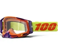 100% 100% 50009-00021 Racecraft 2 Panam Goggles OSFM Orange