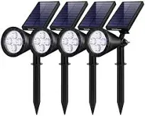  Solar Lights Outdoor Waterproof Solar Garden Light for Outside 6 Warm White