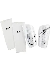 NIKE MERCURIAL LITE SHIN GUARDS L, WOLF GREY/LIGHT RED/PURE PLATINUM *NO SLEEVES