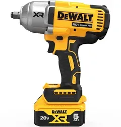 DEWALT 20V MAX XR High Torque Impact Wrench with Hog Ring Anvil Kit DCF900P1