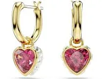 Swarovski Stilla 5684760 red heart earrings