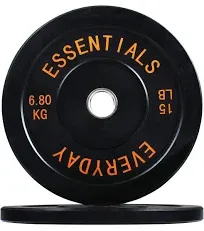 BalanceFrom Color Coded Olympic Bumper Plate Weight Plate