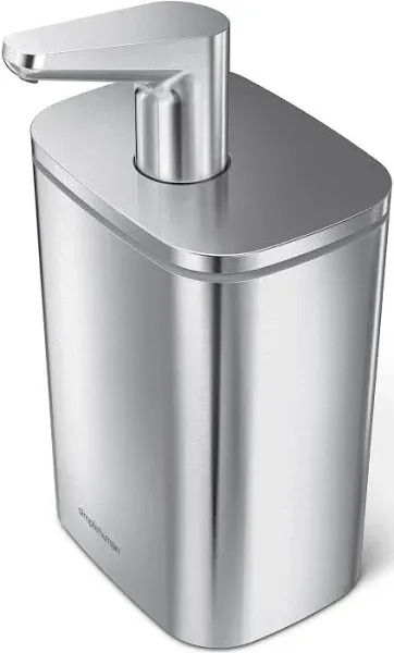 simplehuman 16oz Pulse Pump Soap Dispenser Brushed Stainless Steel