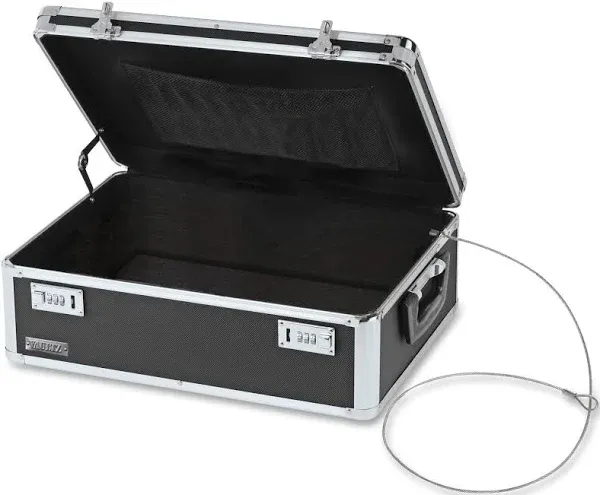 Vaultz Locking Storage Chest - Black，US