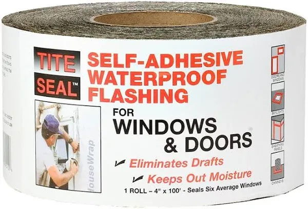 Tite Seal Self-Adhesive Waterproof Flashing 4 " X 100 '