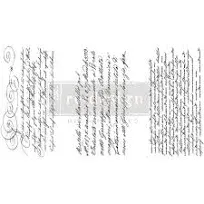 Secret Letter Re-Design Decor Transfers 6"x12" 3/Sheets - Prima Marketing