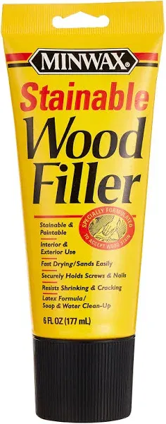 Minwax 42851000 Stainable Wood Filler, 1-Ounce