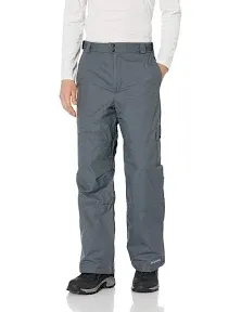 NWT COLUMBIA Mens Snow Gray Adjustable Waist, Regular Fit Pants XL