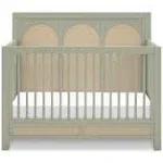 Namesake Eloise 4 in 1 Convertible Crib French Sage and Performance Sand Eco-Weave