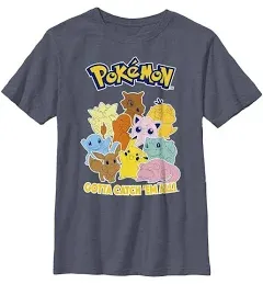 Pokemon Kids Poke Mang Boys Short Sleeve Tee Shirt