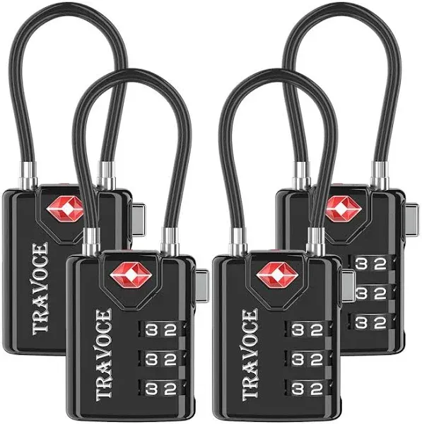 TSA Approved Cable Luggage Locks