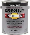 Rust-Oleum 1 Gallon Flat Black Enamel Paint