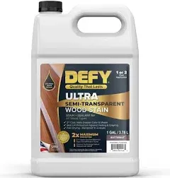 Ultra Semi Transparent Exterior Wood Stain - Premium Stain &amp; Sealer, 1 Gallon (R