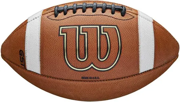 Wilson 1002 GST Leather Game Football - Official Size