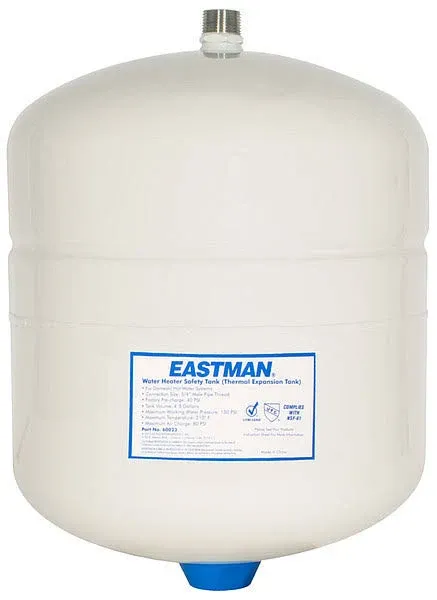 Eastman #60023 Water Heater Expansion Tank 4.5 Gallons