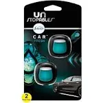 Unstopables Odor-Eliminating Car Vent Clip Air Freshener, Fresh Scent, 2-Ct.