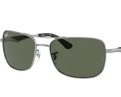 Ray-Ban Men's RB3515 Square Sunglasses