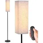 Floor Lamp for Bedroom Living Room Office with Remote Control Modern Living Room LED 4 Color Temperature & Stepless Dimmer, Standing Elegant Lamp 3000k-7000k (Round)