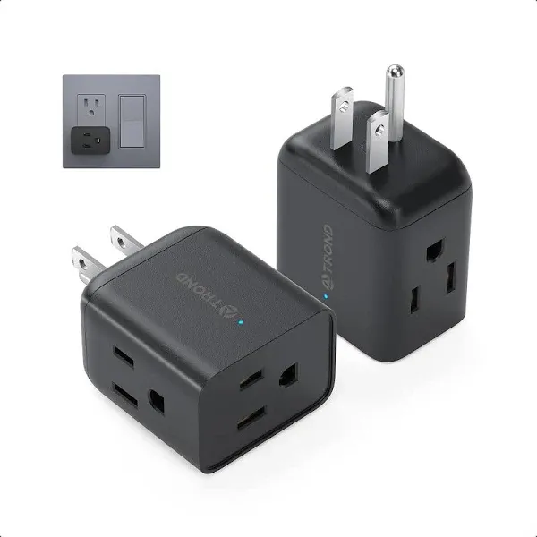 Trond Multi Plug Outlet Extender 2 Pack