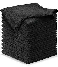 USANOOKS Microfiber Cleaning Cloth - 12Pcs (16x16 inch) High Performance - 1200